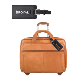 Solo New York Walker Leather Rolling Cases