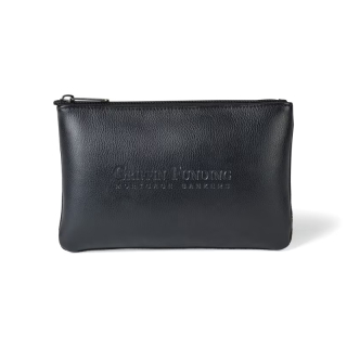 Travis   Wells® Leather Zippered Pouches