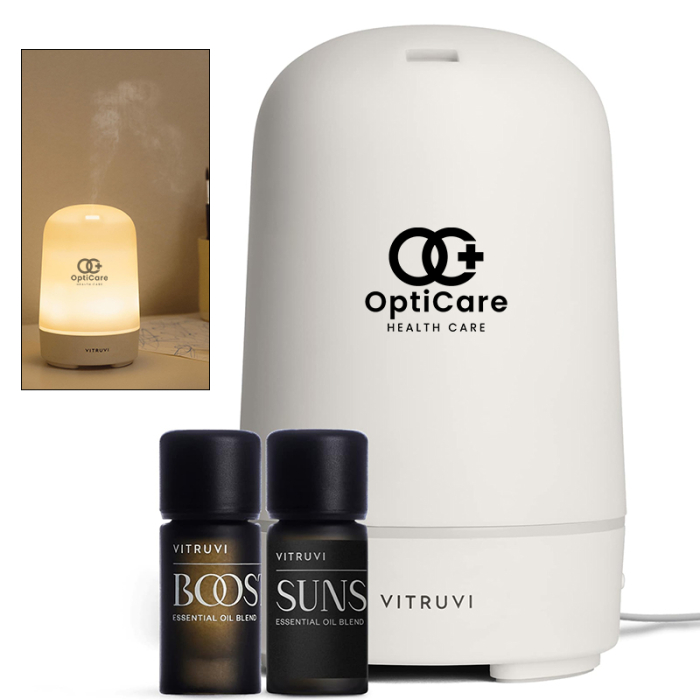 Vitruvi Custom Glow Diffuser and Essential Oil Bundle Sets