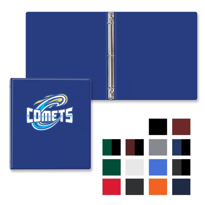 0.75 Inch Custom Printed Standard Round Ring Binders