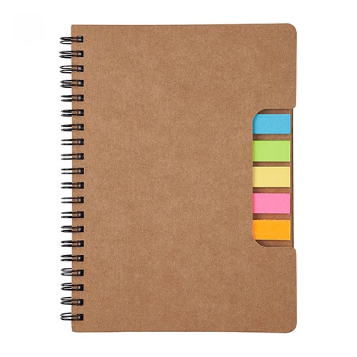 Custom Imprinted Montana Mini Journals with Sticky Flags