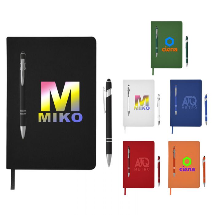 Custom Printed Magnetism Journal and Incline Stylus Pen