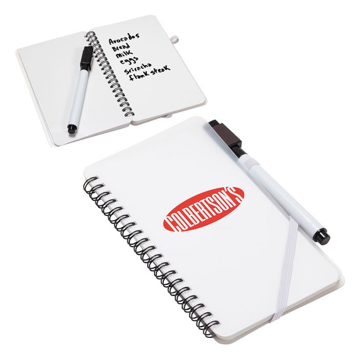 Custom Printed Write + Wipe Erasable Jotter Notebooks