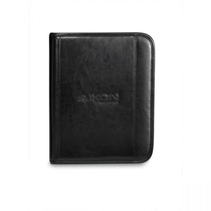 Customized Deluxe Leather Wired-E Padfolios