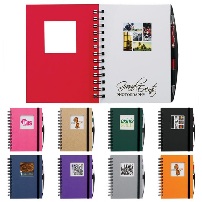Customized Frame Square Hardcover Spiral Journal Notebook™