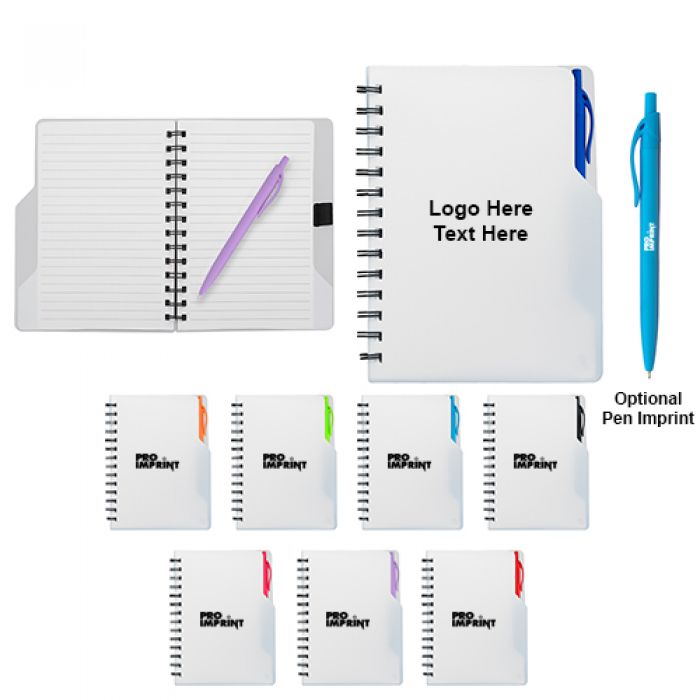 Customized Mission Spiral Notebooks with Pen