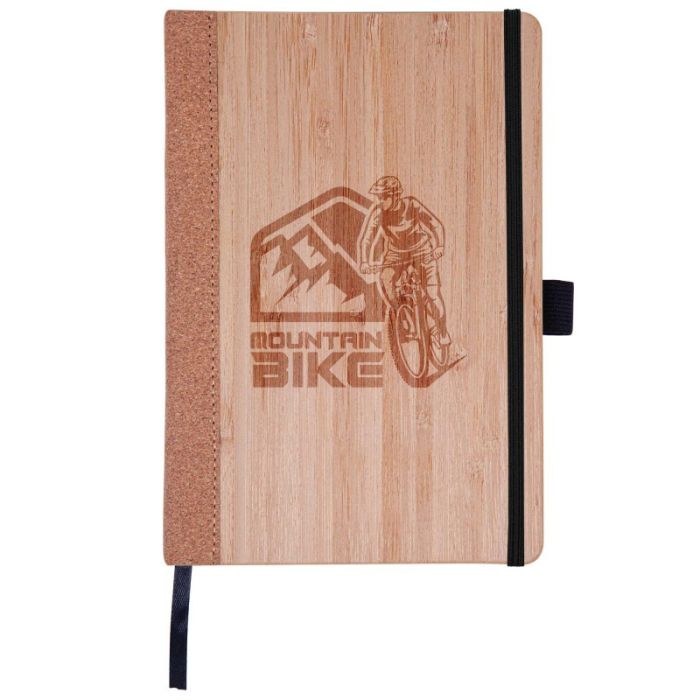 Personalized Bamboo Cover Cork Journals