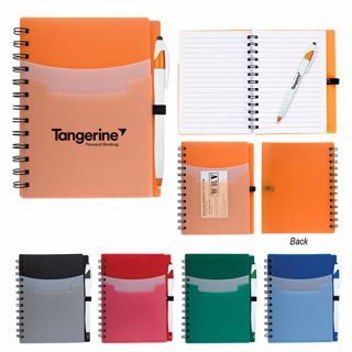 5x7 Inch Tri-Pocket Notebooks and Dart Stylus Pen 5x7 Inch Tri-Pocket Notebooks and Dart Stylus Pen