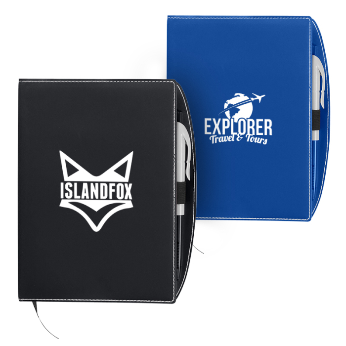 Promotional Logo 5x7 Inch Notebooks with Pen