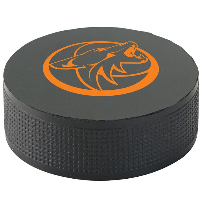 Promotional D'Stress-It Hockey Puck Stress Relievers