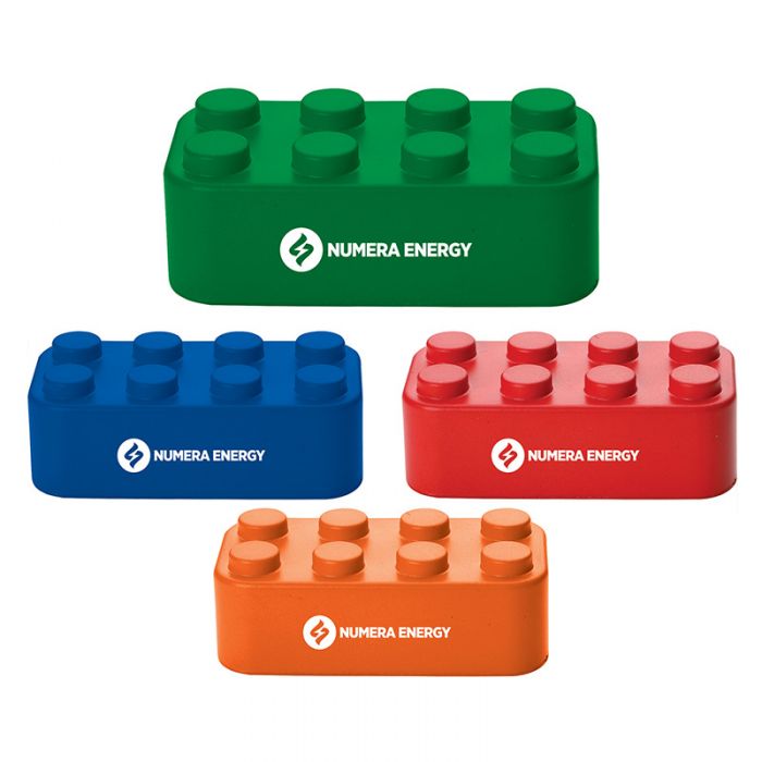 Custom Imprinted Building Block Stress Relievers