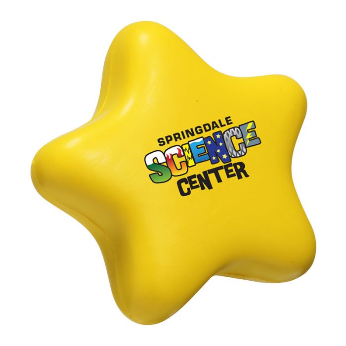 Custom Imprinted Star Slo-Release Serenity Squishy
