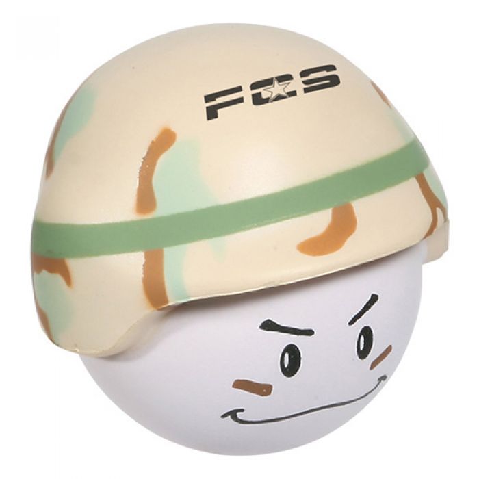 Custom Printed Soldier Mad Cap Stress Relievers