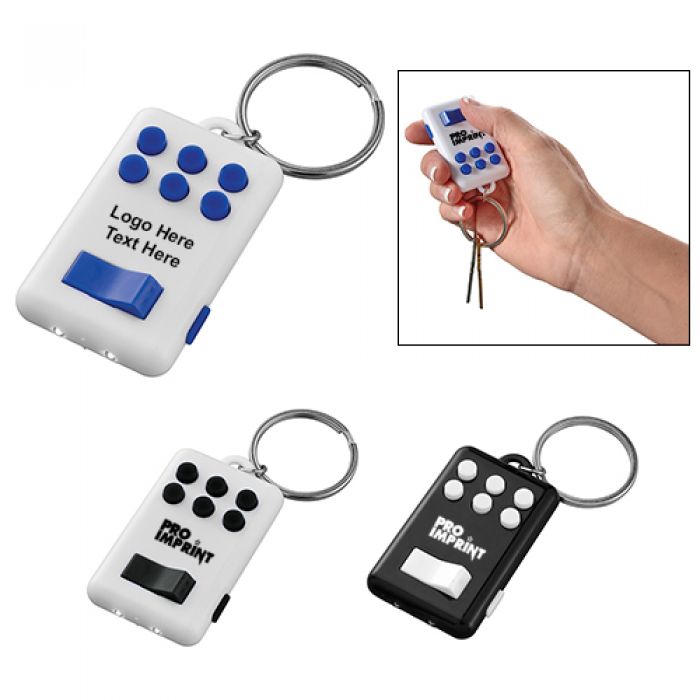 Promotional Flip and Click Keylight Stress Relievers