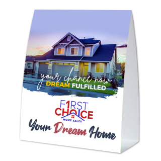 5.5x5 Inch Rectangle Advertising Table Tents