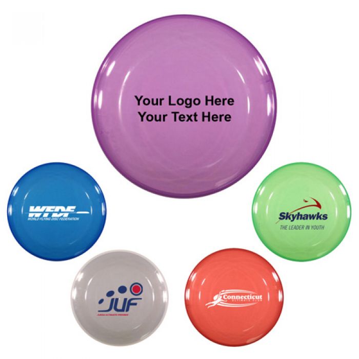 9 Inch Custom Imprinted Translucent Flyers with 5 Colors