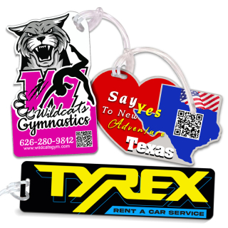 Die-Cut Luggage Tags