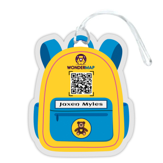 2.5x4.25 Kid's Bag Shaped Full Color One Sided Luggage...