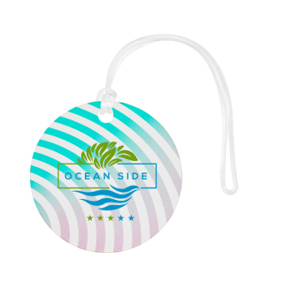 4 Inch Shaped Acrylic Bag Tags