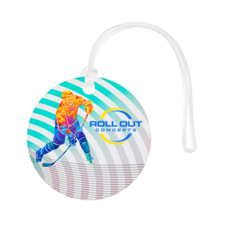 Promotional 5 Inch Custom Shaped Acrylic Bag tags
