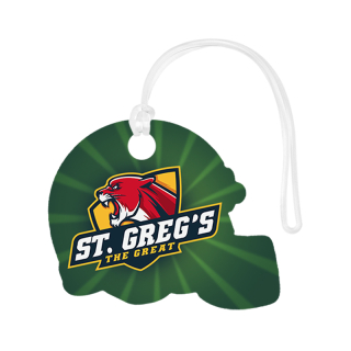 6 Inch Shaped Acrylic Bag Tags