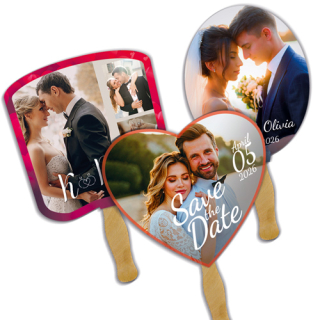 Full Color Wedding & Event Hand Fans