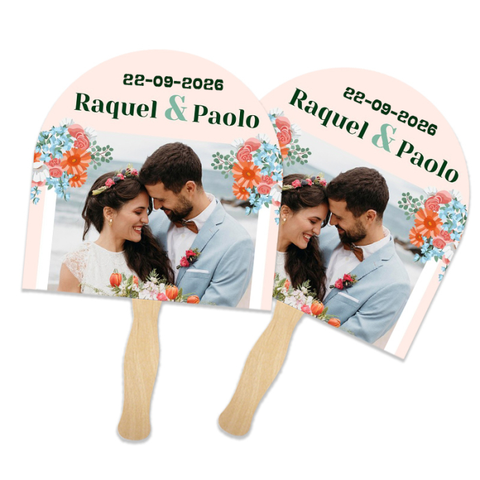 Custom Imprinted Arch Shape Sandwich Fans