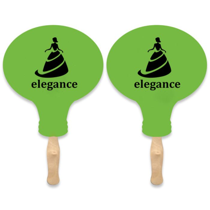 Custom Imprinted Lightbulb Sandwich Hand Fans 