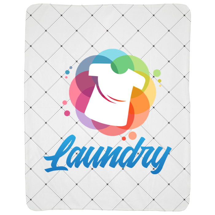 Custom Printed Pinnacle Dye Sublimated RPET Polar Fleece Blankets