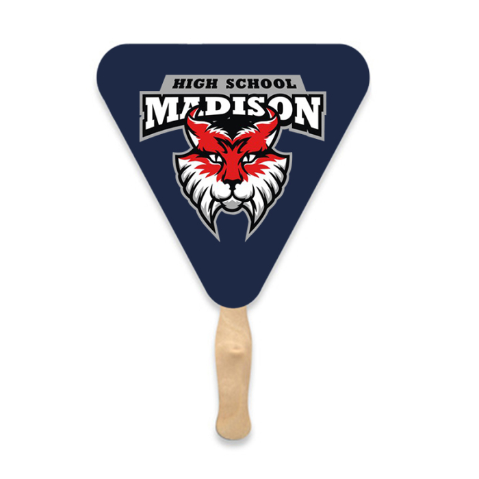 Custom Printed Triangle Shape Sandwich Fans 