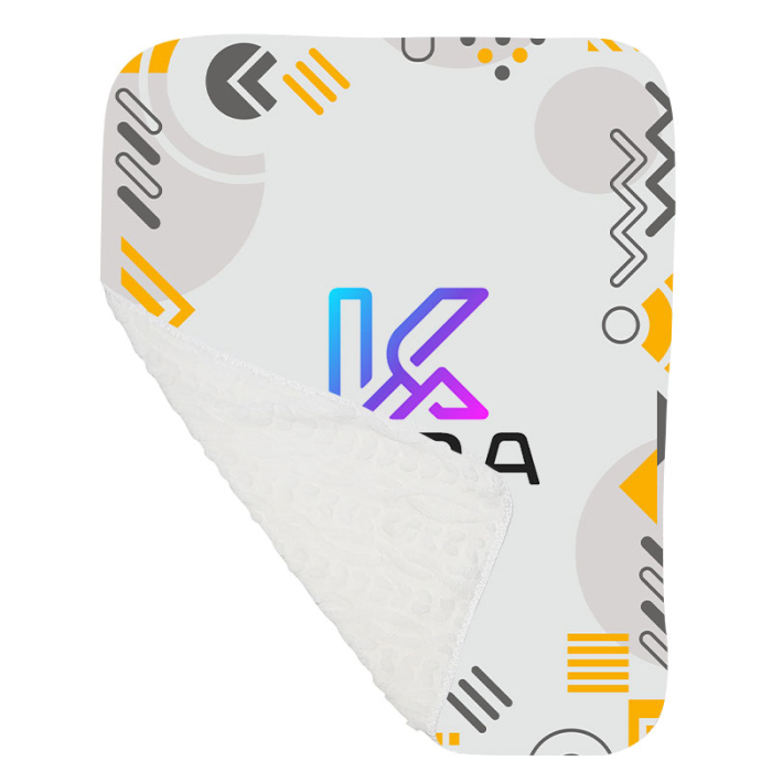 Customized 30 x 40 Inch Knit Sherpa Blankets