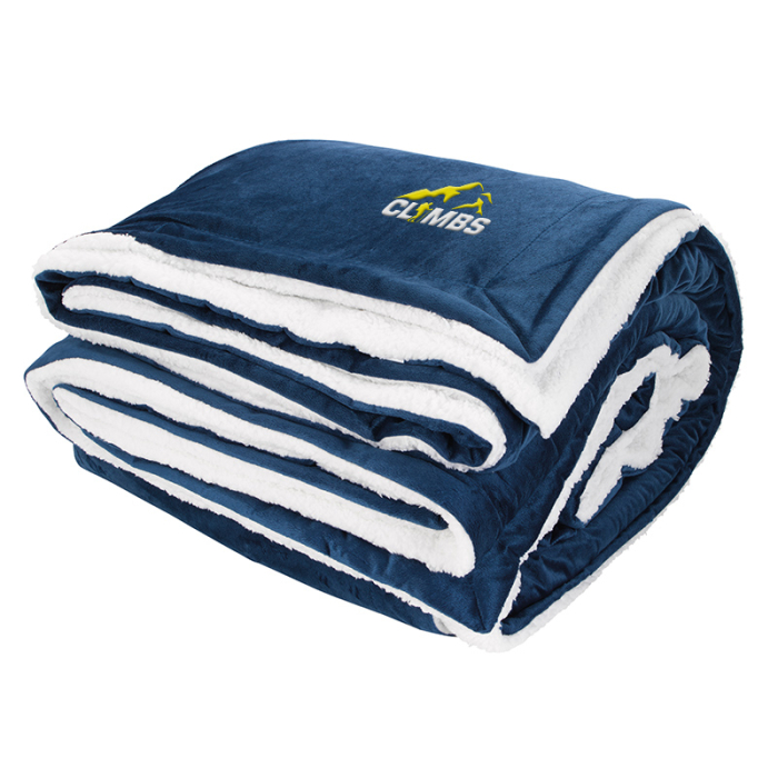 Customized Giant Sherpa Throw Blankets
