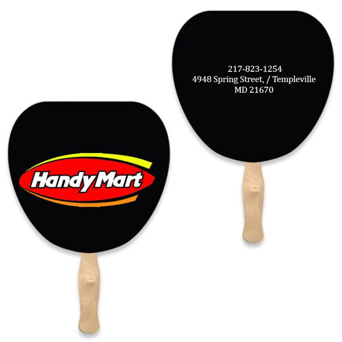 Customized Leaf Shape Sandwich Fans 