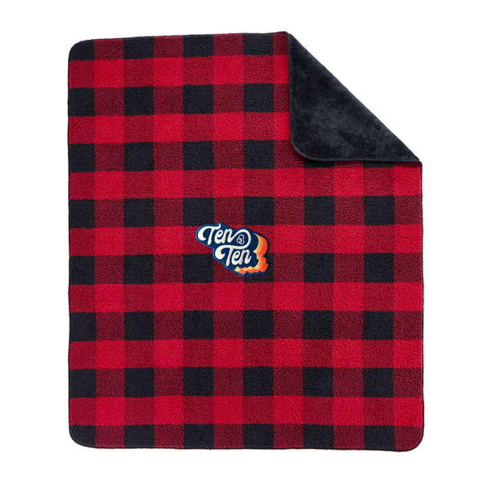 Customized Port Authority® Double-Sided Sherpa/Plush Blankets