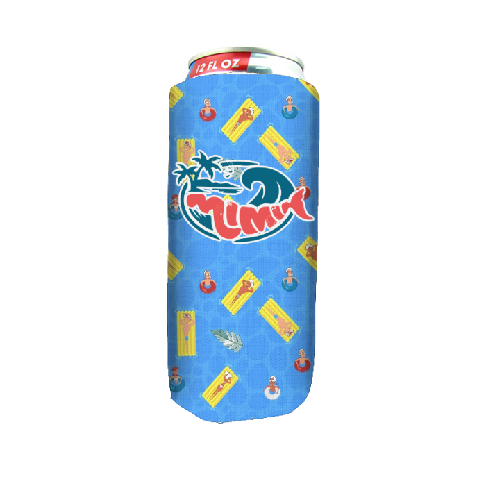 Customized USA Made Dye Sub Slim Can Coolers