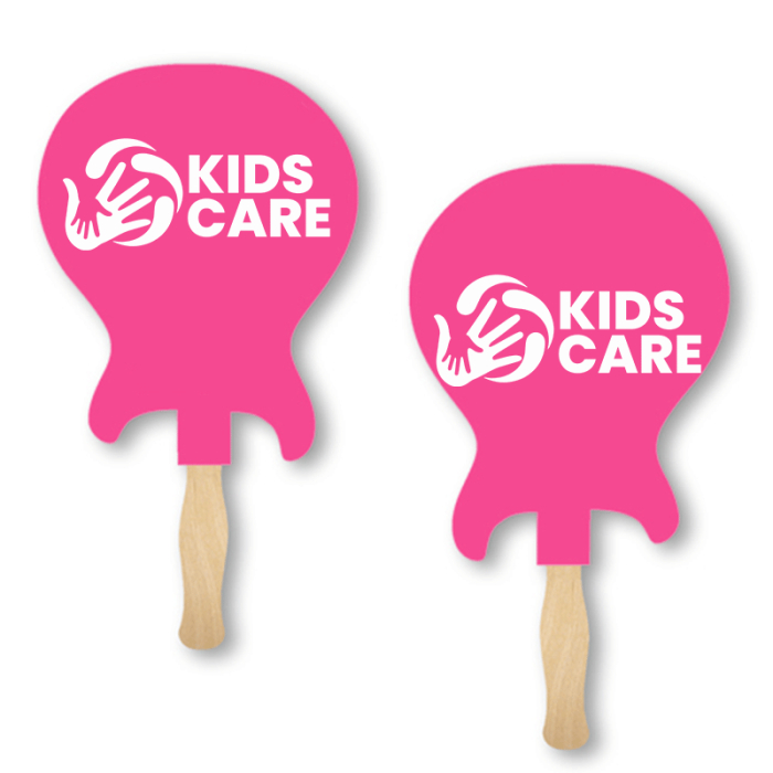 Imprinted Electric Guitar Shape Sandwiched Fans 