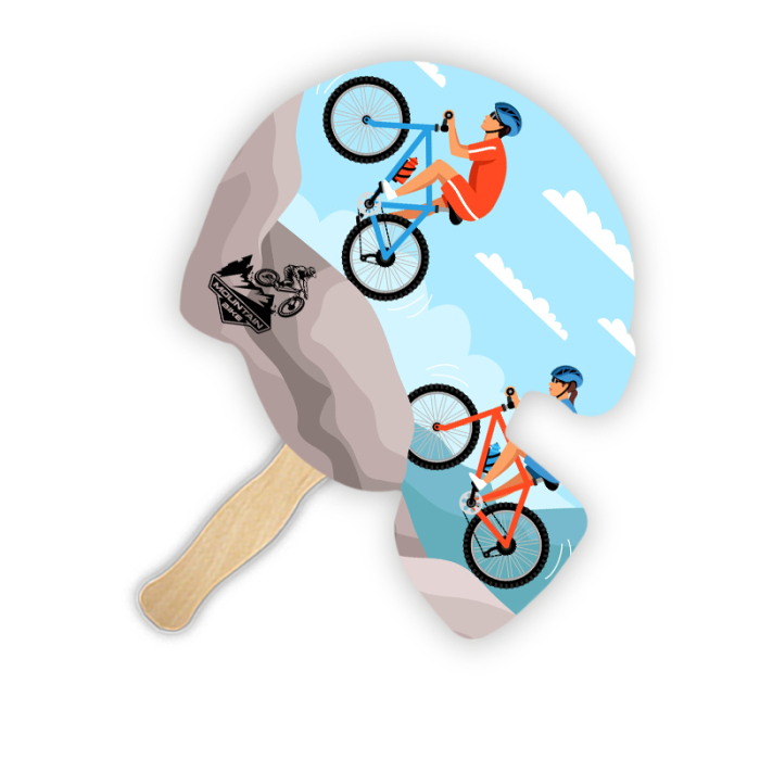 Imprinted Football Helmet Shape Sandwich Fans