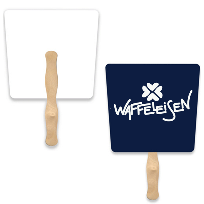 Imprinted Lightweight Tapered Shape Hand Fans 