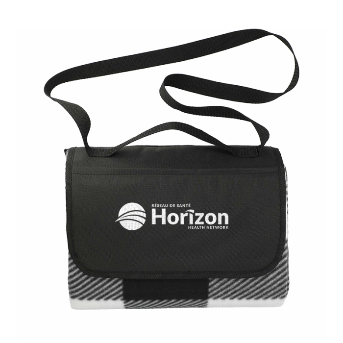 Imprinted Oversized 6 Ft Round Recycled PET Picnic Blankets