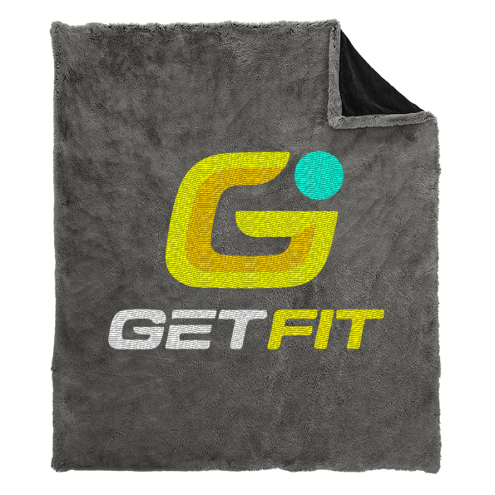 Imprinted Port Authority® Faux Fur Blankets