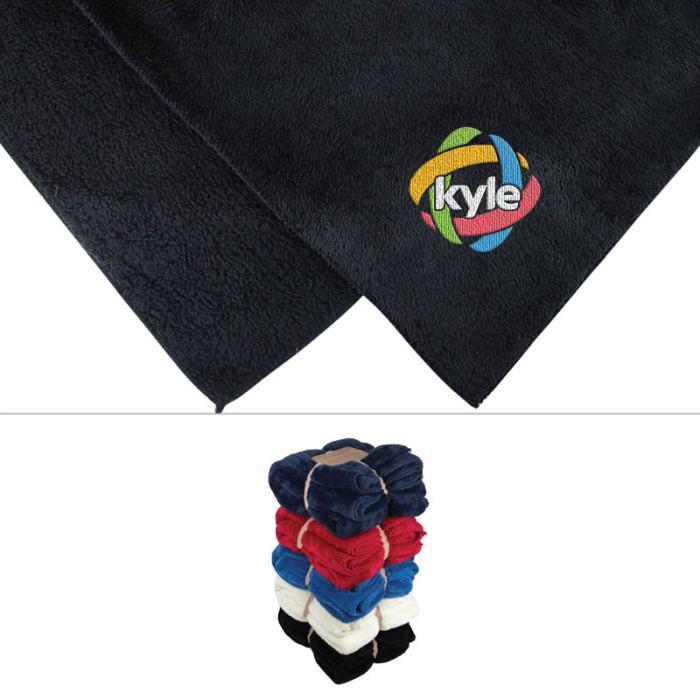 Imprinted Shetland Sherpa 50x60 Inch Reversible Blankets