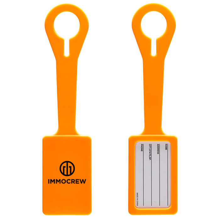 Imprinted Silicone Luggage Tags