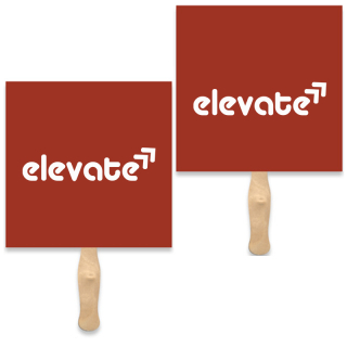 Squared Sandwich Hand Fans