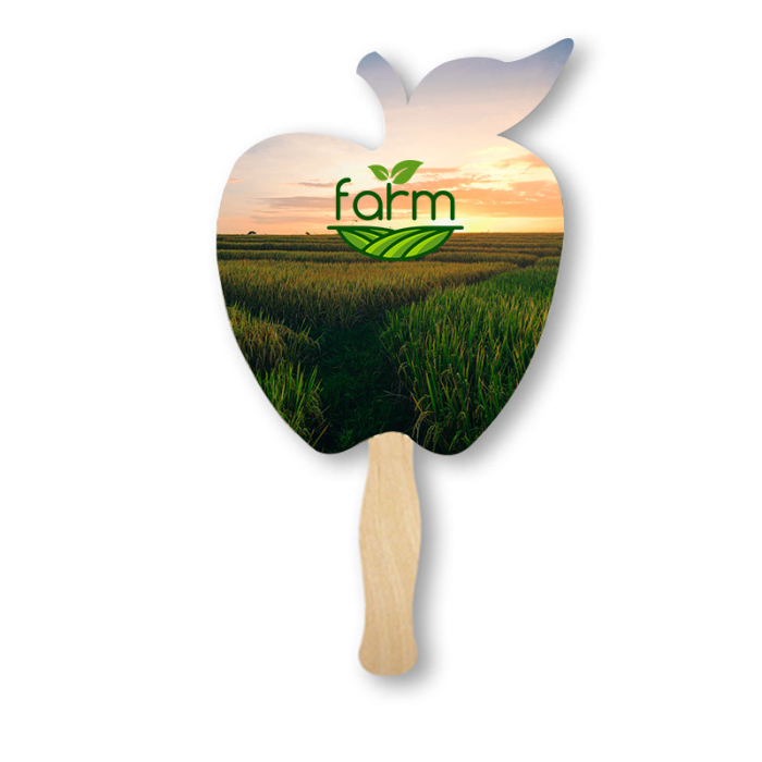 Personalized Apple Shape Sandwich Fans 