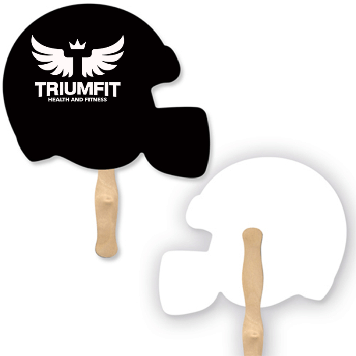 Personalized Lightweight Football Helmet Shape Hand Fans 