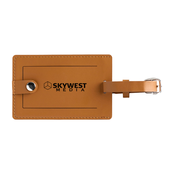 Personalized Pineapple Leather Luggage Tags