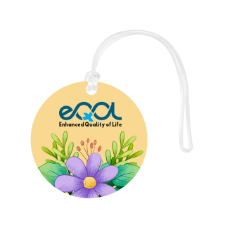 Acrylic Circle Bag Tags