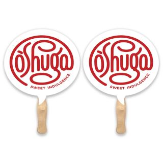 Bubble Sandwich Hand Fans