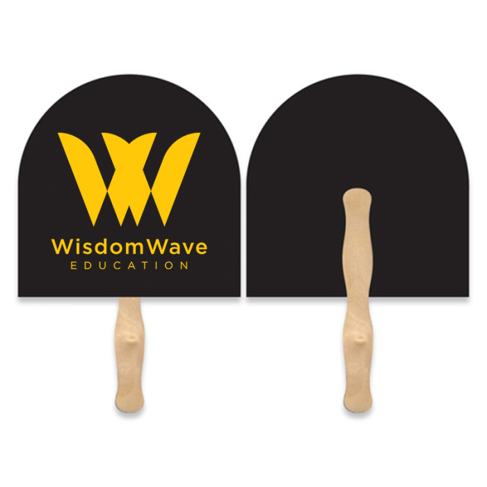 Promotional Lightweight Arch Shape Hand Fans 