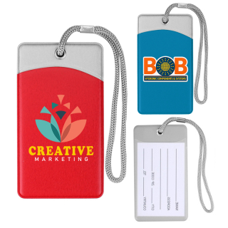 Rectangular Luggage Tags with Lanyard